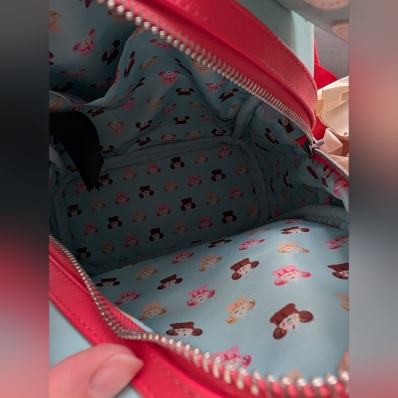 HTF Rare Loungefly Minnie Disney Sundae Ice Cream Small Backpack - Picture 6 of 6